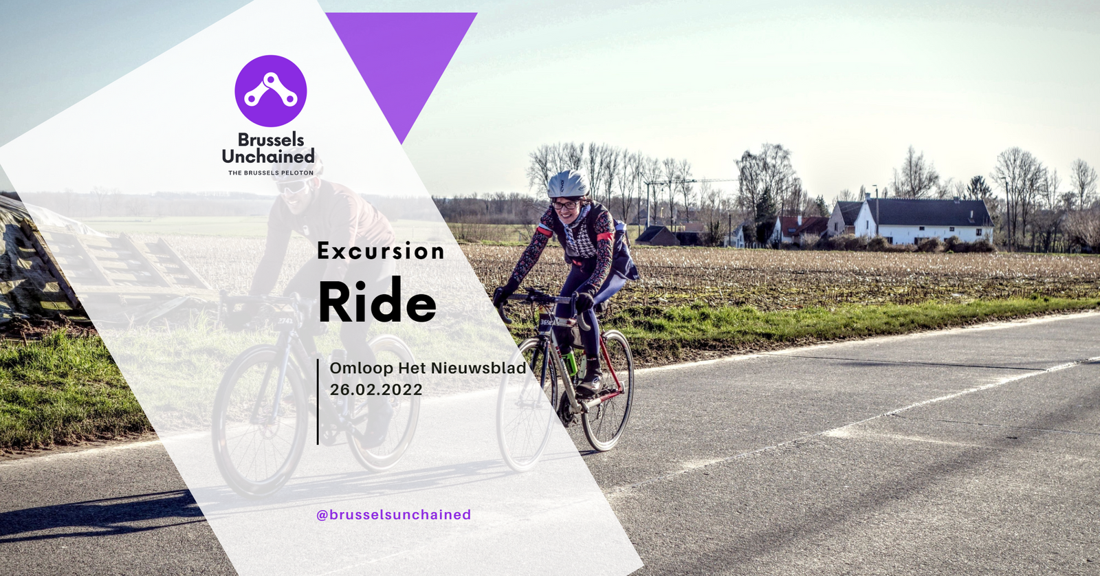 Banner for the Omloop Het Niewsblad excursion ride