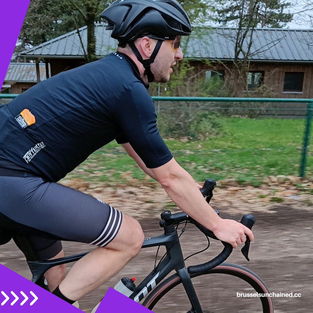 Cyclist riding at speeds during Fast Tuesdays