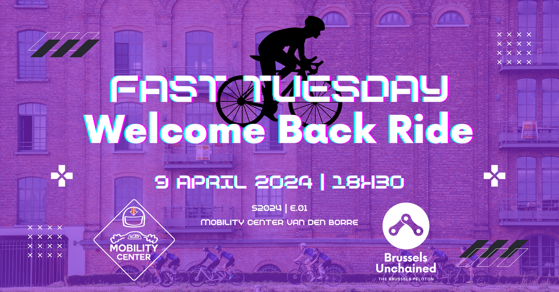 Banner of the Welcome Back Ride for Fast Tuesdays
